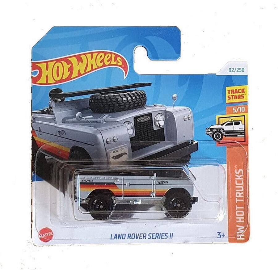 Hot Wheels LAND ROVER SERIES 2 92 250 1:64 GREY HW HOT TRUCKS 5 10