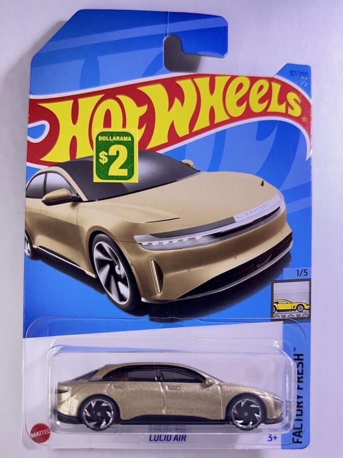 Hot Wheels LUCIO AIR 97 250 1:64 GOLD HW FACTORY FRESH 1 5