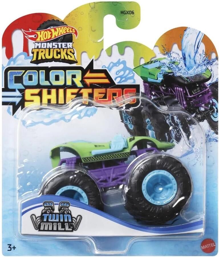 Hot Wheels monster jam truck Twin Mill monstertruck 9 cm schaal 1:64