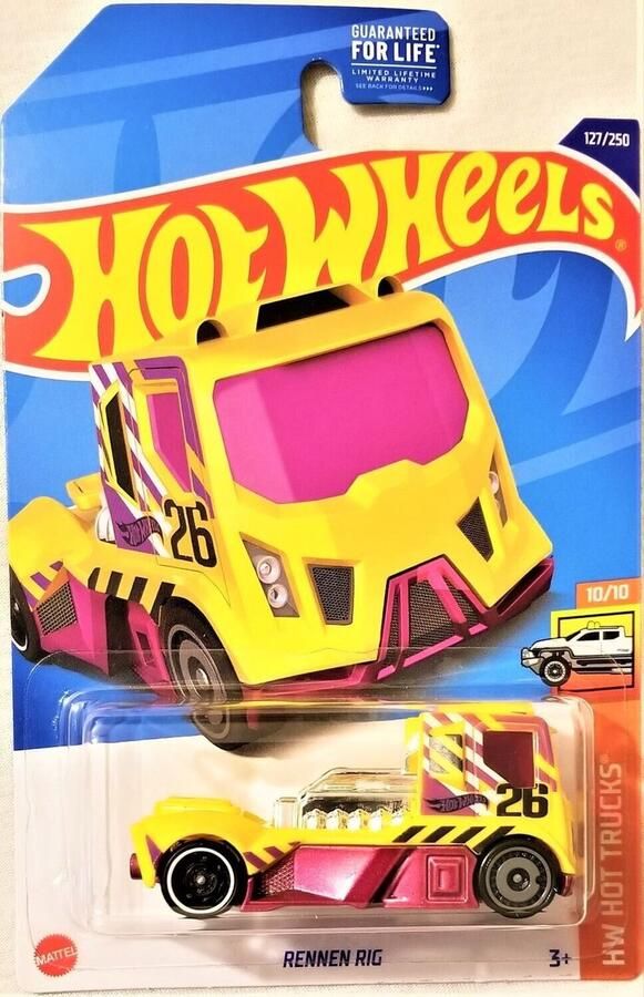 Hot Wheels RENNEN RIG 127 250 HW HOT TRUCKS (1:64)