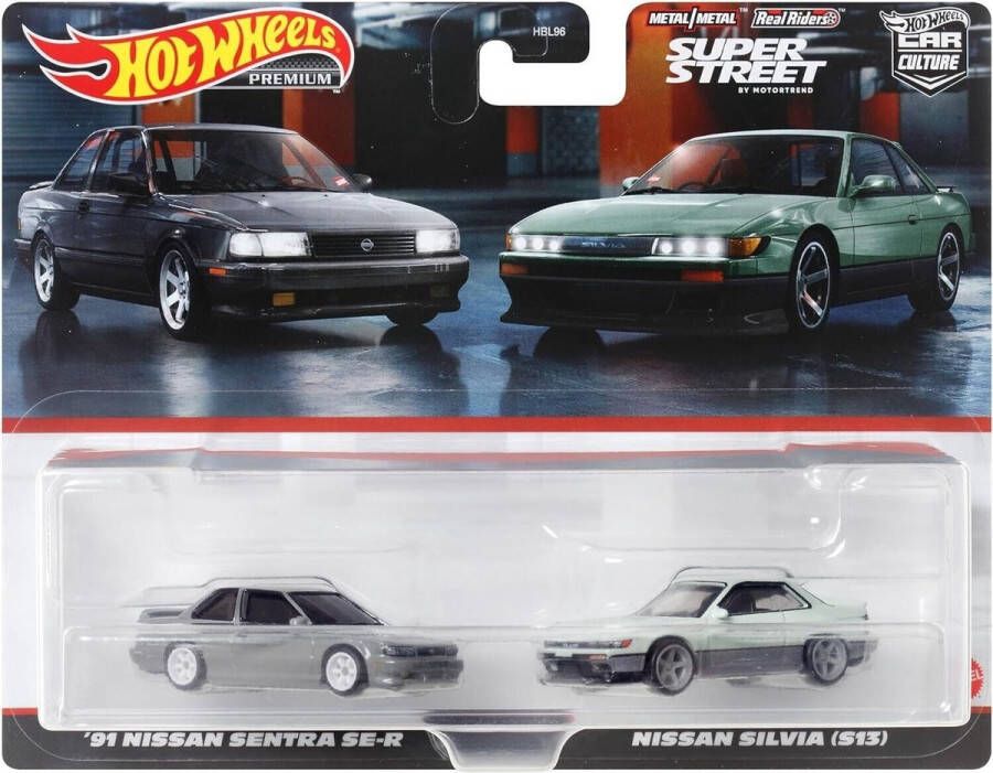 Hot Wheels HotWheels 2 pack Nissan Silvia S13 en Sentra SE-R
