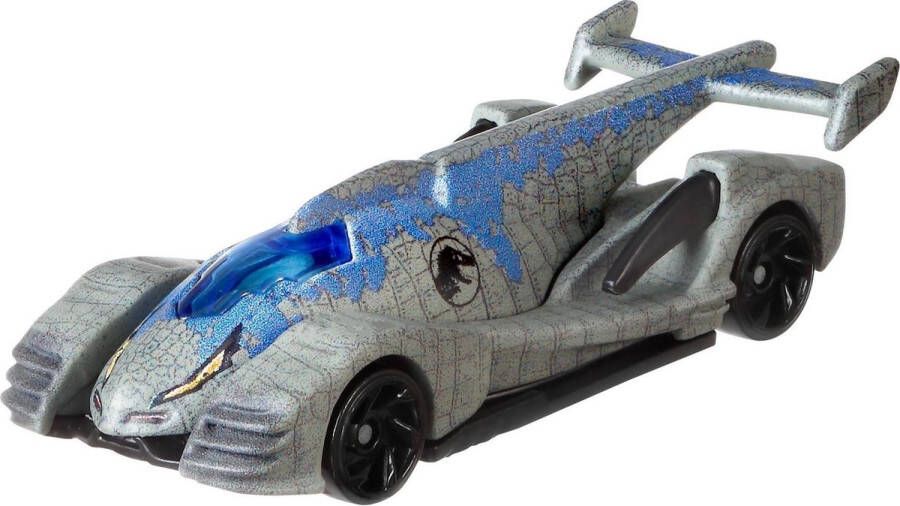 Hot Wheels Jurassic World Velociraptor Blue 8 Cm Grijs