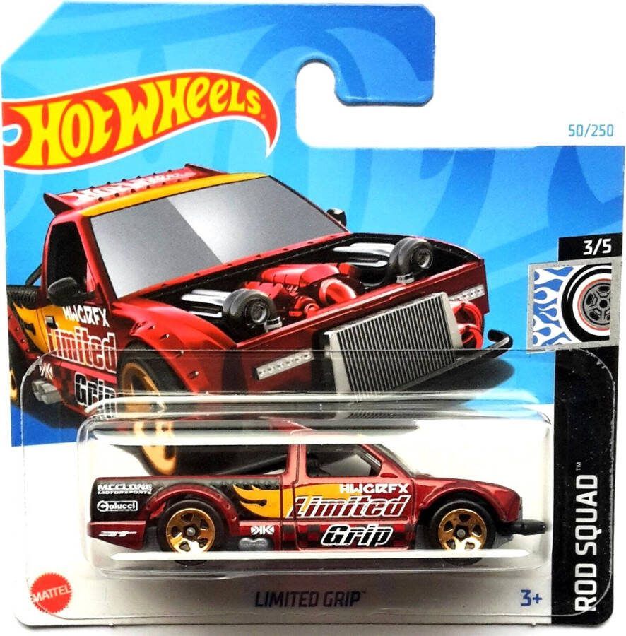Hot Wheels LIMITED GRIP 50 250 1:64 RED