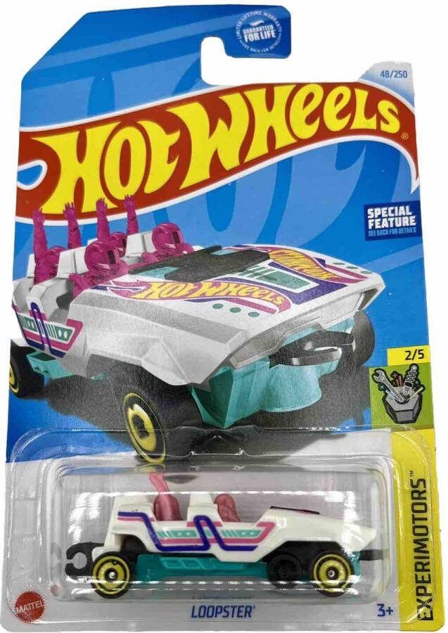 Hot Wheels LOOPSTER WHITE 48 250 1:64 HW EXPERIMOTORS 2 5