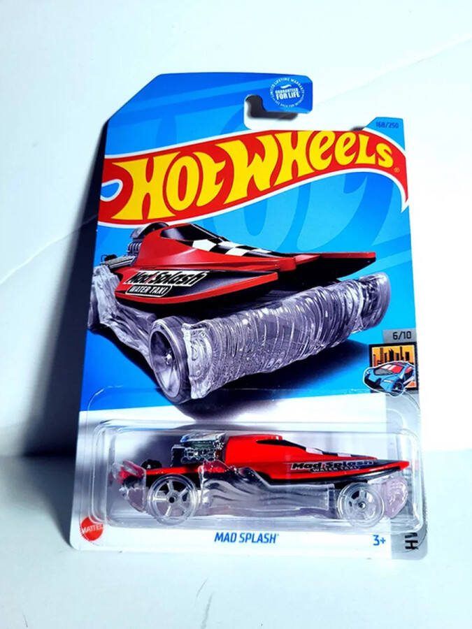 Hot Wheels MAD SPLASH RED 168 250 1:64 HW METRO 6 10