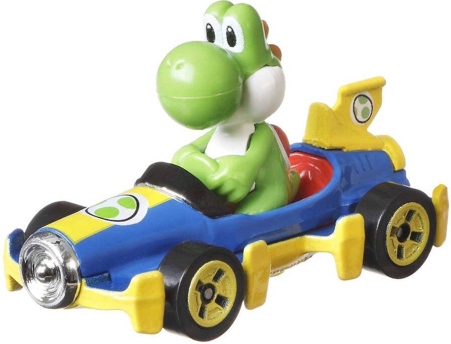 Hot Wheels Mario Kart Yoshi Mach-8 Kart