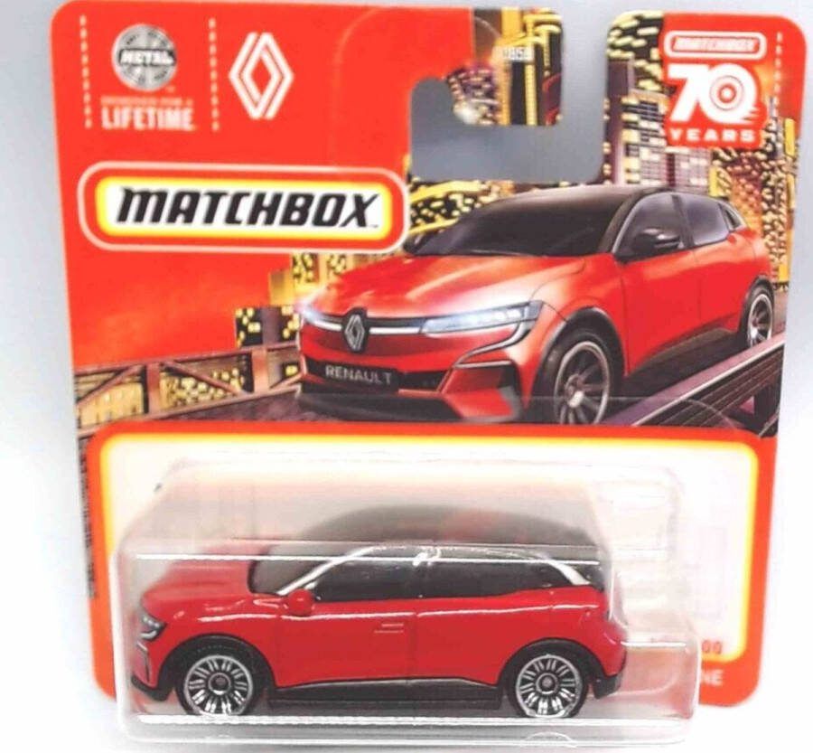 Hot Wheels MATCHBOX 2022 RENAULT MEGANE 100-100 METALIC RED (1:64)