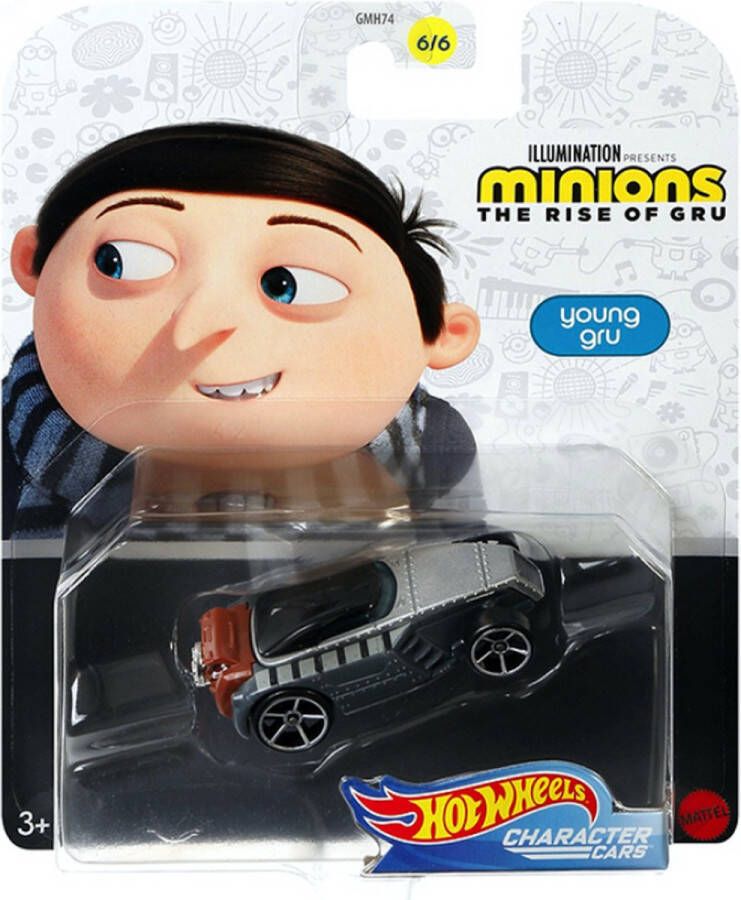 Hot Wheels Minions Carl 7 cm Die Cast Voertuig