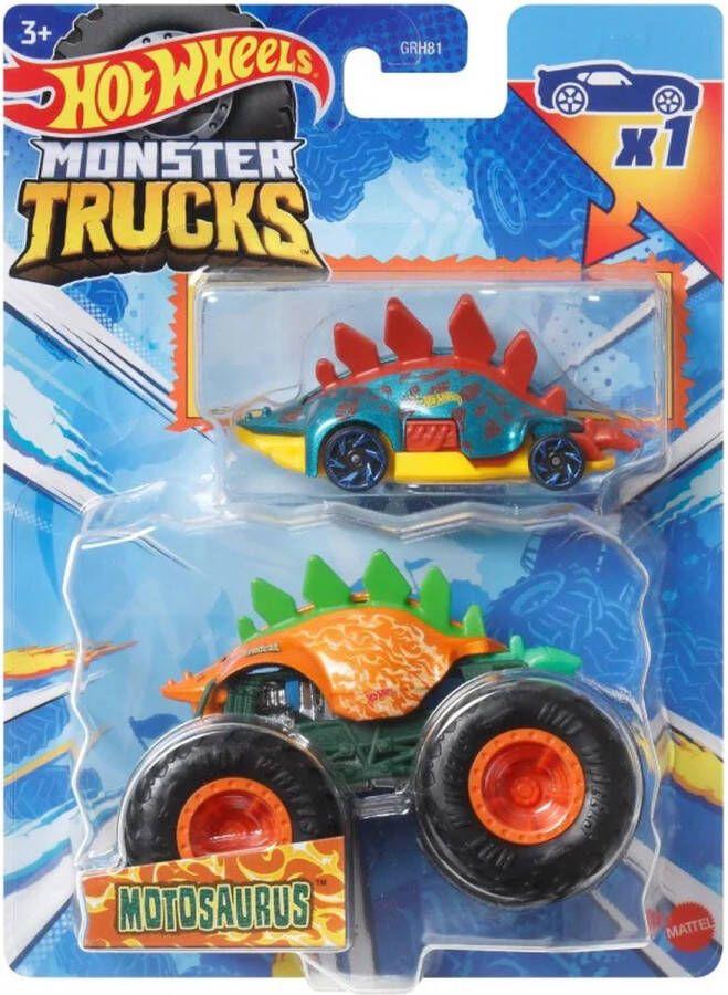 Hot Wheels Monster Jam truck Board To Be Wild monstertruck 9 cm schaal 1:64