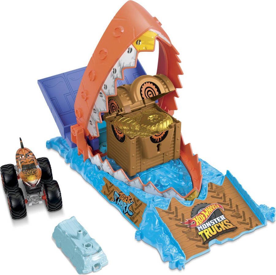 Hot Wheels Monster Trucks Arena Smashers Schathappers uitdaging Speelset