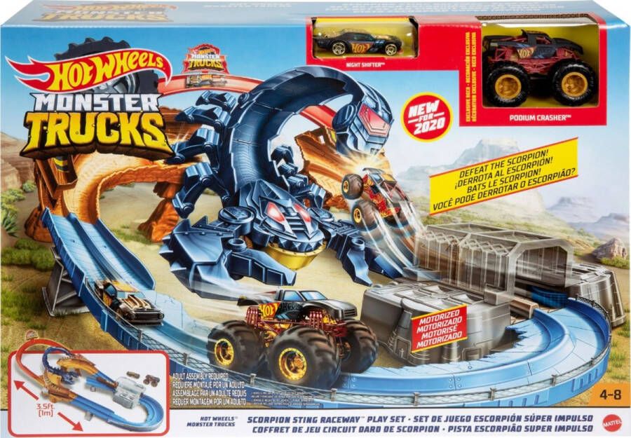 Hot Wheels Monster Trucks Scorpion Speelset