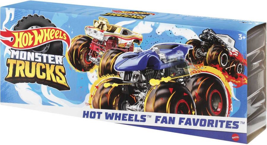 Hot Wheels Monstertrucks FAVORIETEN VAN FANS SET VAN 3