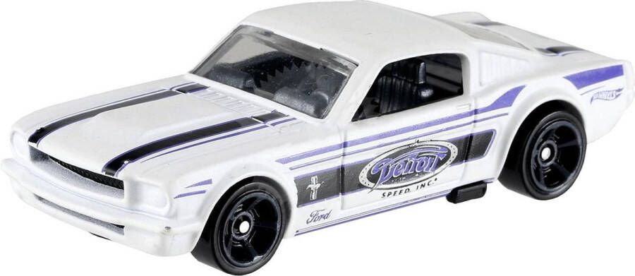 Hot Wheels Muscle Mania Auto '65 Mustang Fastback 7 Cm Wit