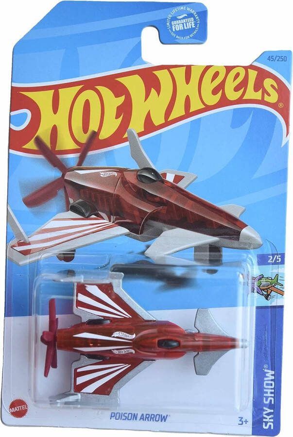 Hot Wheels POISON ARROW RED 45 250 (1:64)