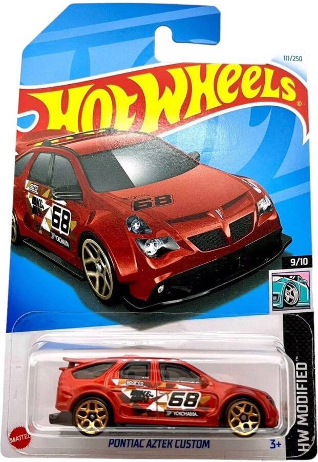 Hot Wheels PONTIAC AZTEK CUSTOM 111 250 1:64 RED HW MODIFIED 9 10