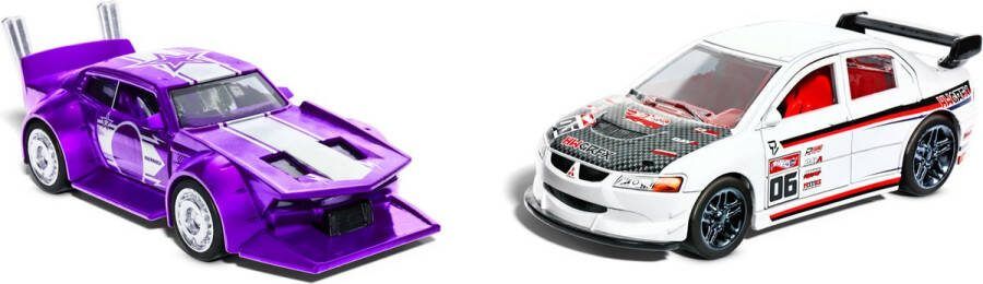 Hot Wheels Pull-Back Speeders Set van 2 speelgoedauto's Schaal 1:43