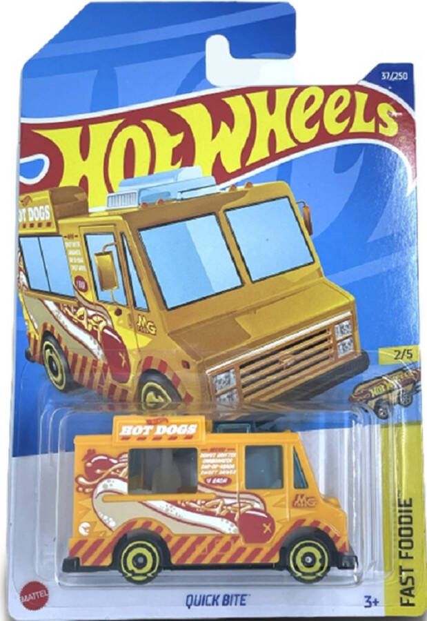 Hot Wheels Quick Bite Die Cast 7 cm Voertuig Spaar ze allemaal