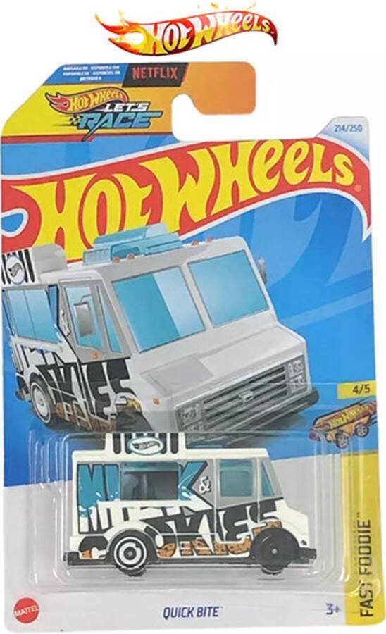 Hot Wheels QUIK BITE COOKIES FOODTRUCK 214 250 1:64 HW FAST FOODIE 4 5