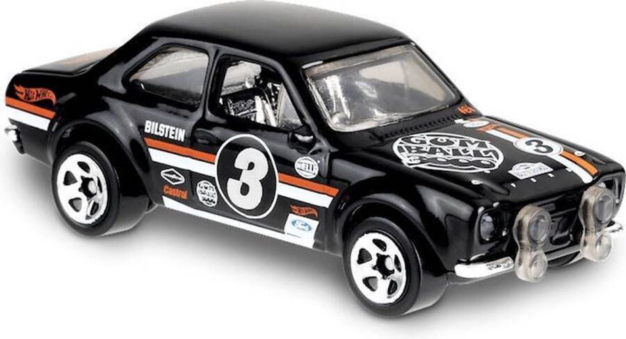Hot Wheels Race Day '70 Ford Escort Rs1600 7 5 Cm Zwart