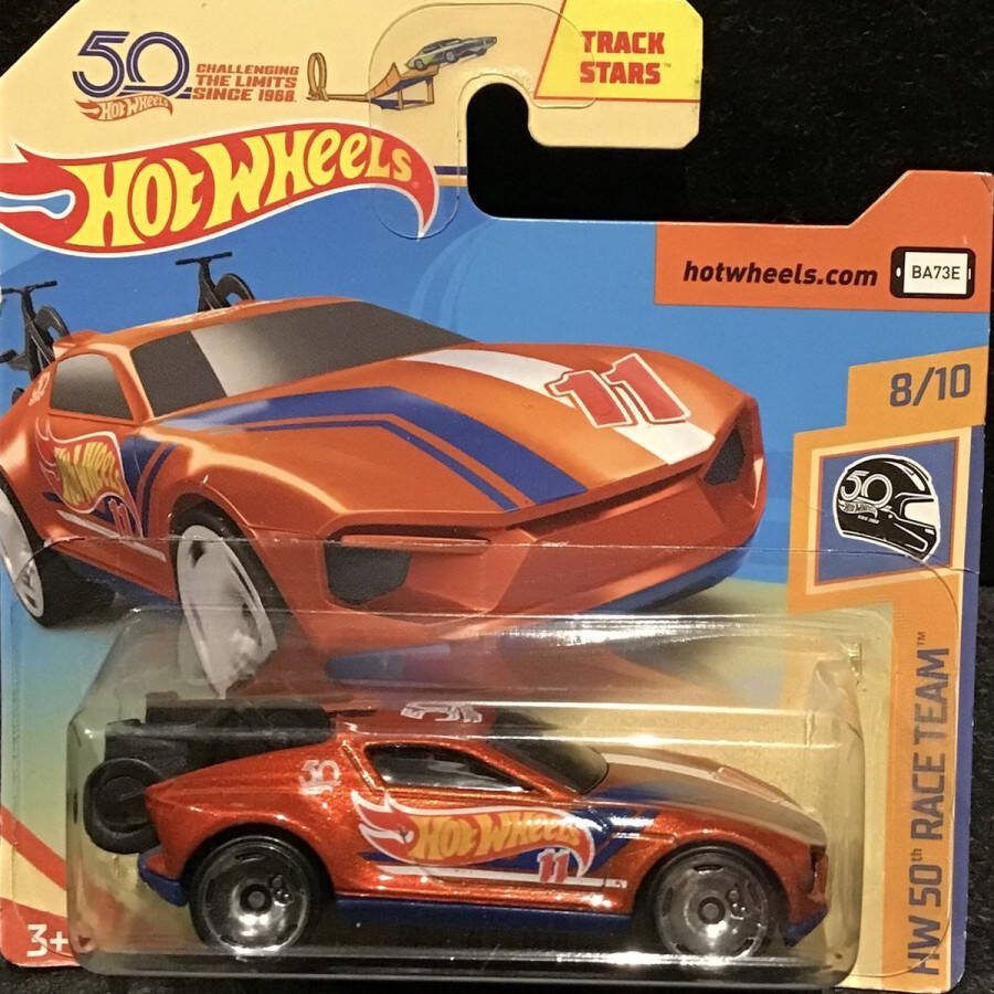 Hot Wheels Race Team Auto Rise 'n Climb 7 Cm Rood Zwart