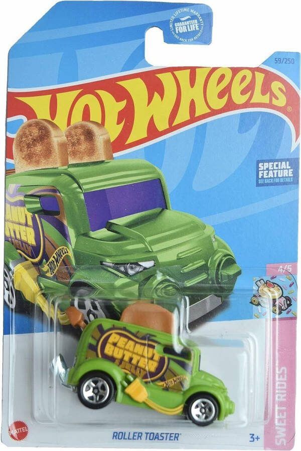 Hot Wheels ROLLER TOASTER 59 250 GREEN 1:64 SWEET RIDES 4 5
