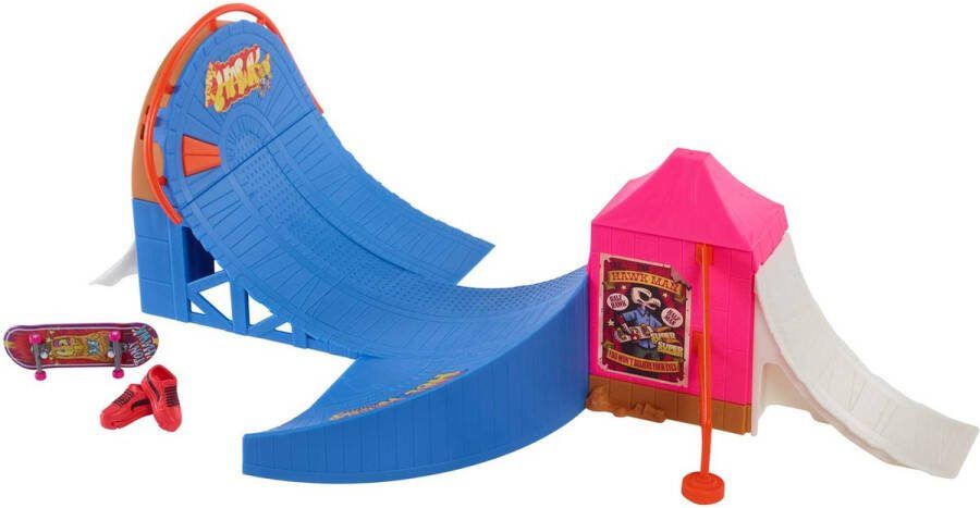 Hot Wheels Skate Pretpark Skate Set Speelset fingerboard vinger skateboard Tony Hawk