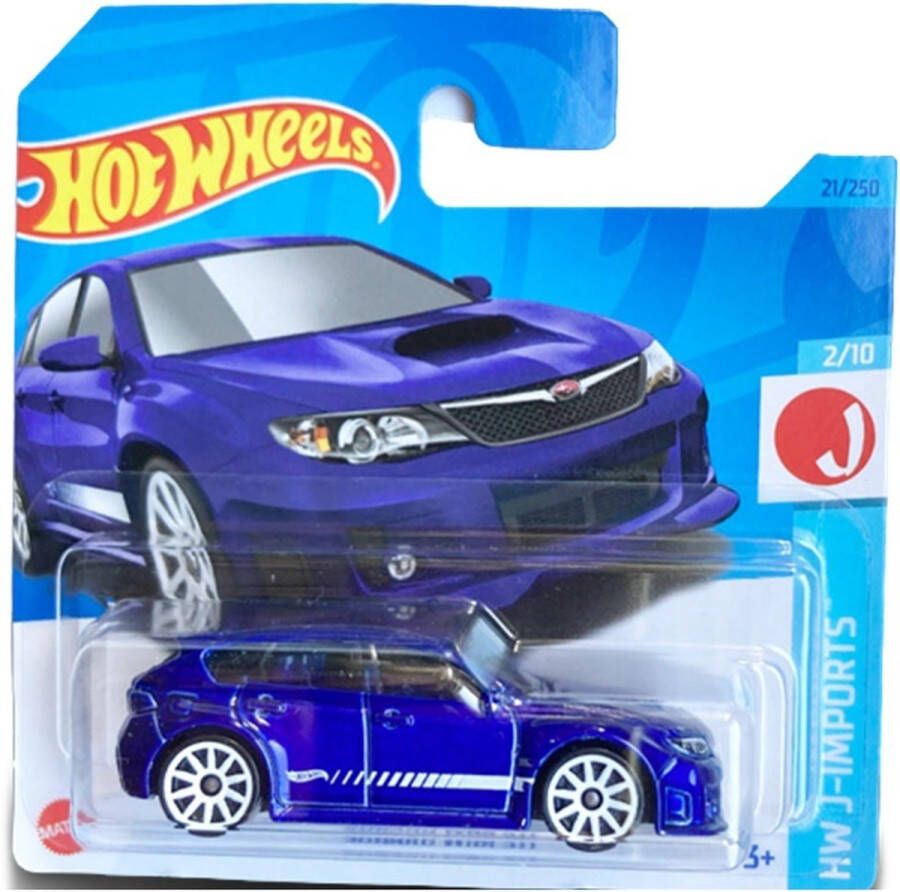 Hot Wheels Subaru WRX STI Die Cast 7 cm Voertuig Spaar ze allemaal