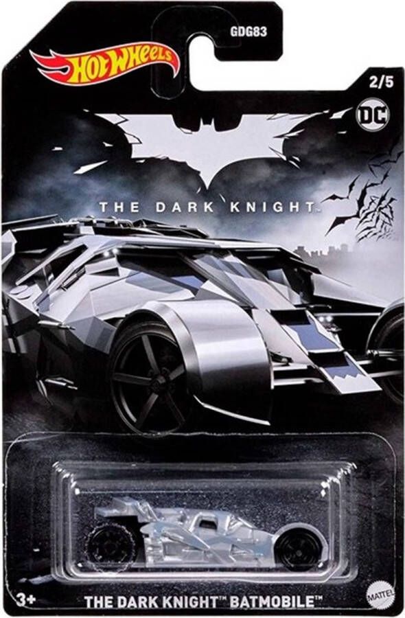 Hot Wheels The Dark Knight Batmobile 7 cm Schaal 1:64