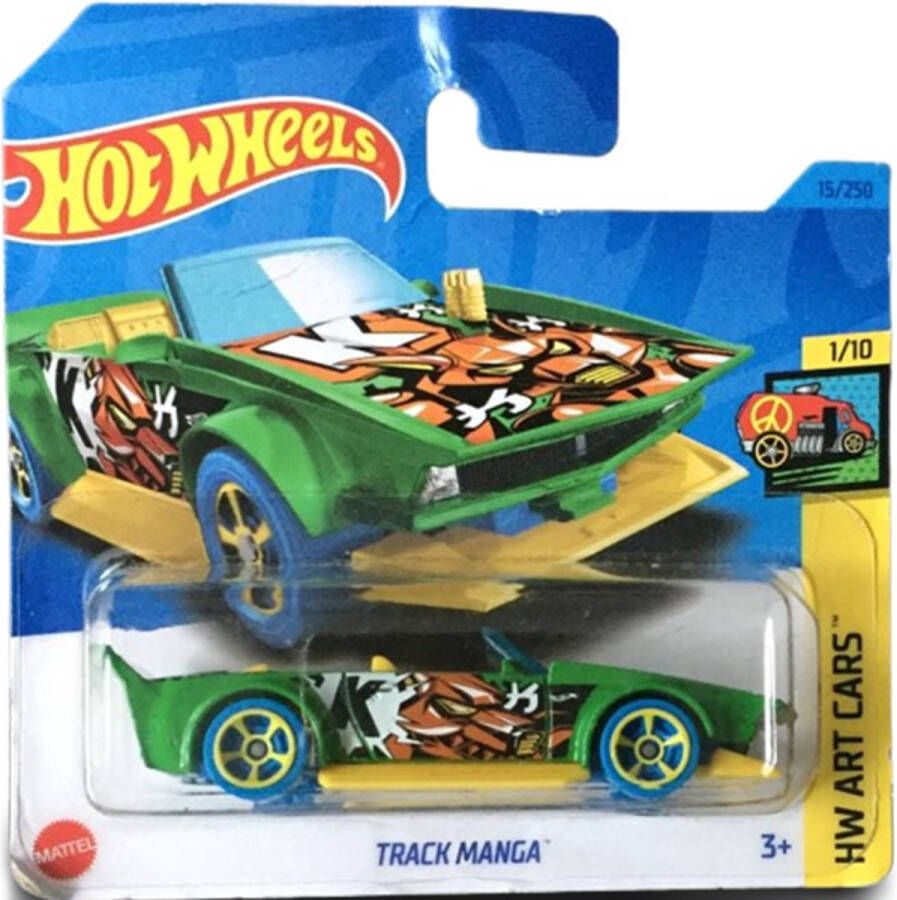 Hot Wheels Track Manga Die Cast 7 cm Voertuig Spaar ze allemaal