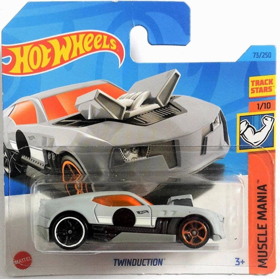 Hot Wheels TWINDUCTION GREY 73 250 (1:64) HW MUSLE MANIA 1 10