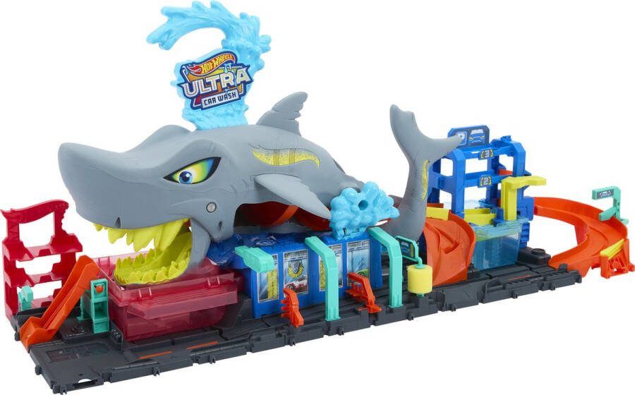 Hot Wheels Ultra Shark Car Wash Racebaan