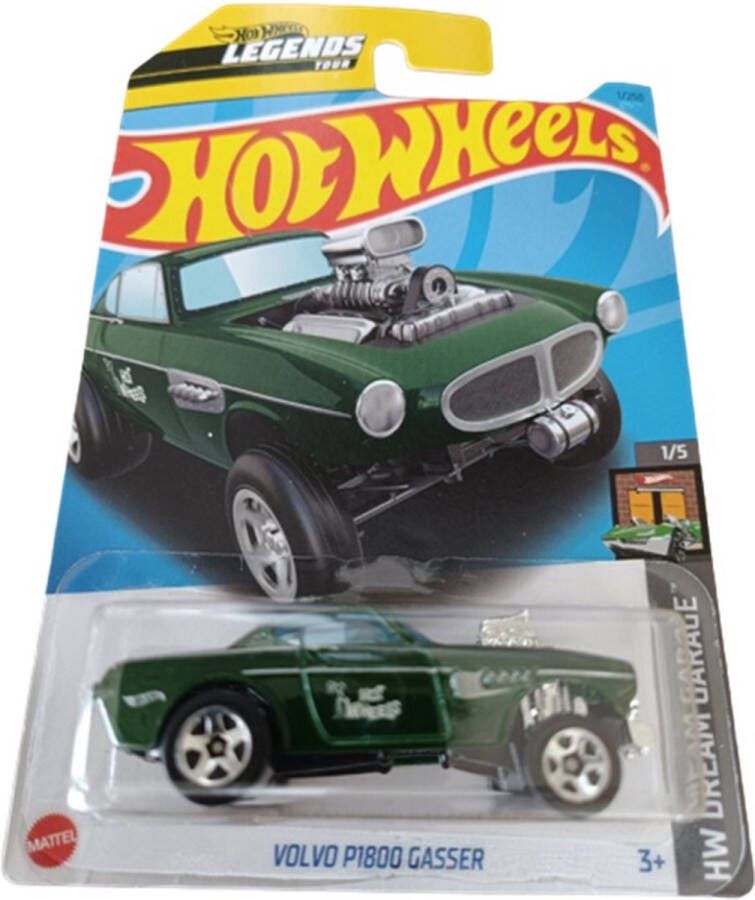 Hot Wheels Volvo P1800 Gasser Die Cast 7 cm Voertuig Spaar ze allemaal