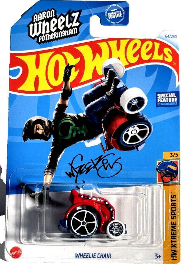Hot Wheels WHEELIE CHAIR 64 250 1:64 RED HW EXTREME SPORTS