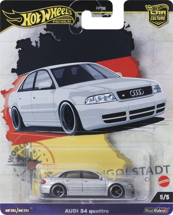 Hot Wheels World Tour Car Culture Audi S4 Quattro 5 5