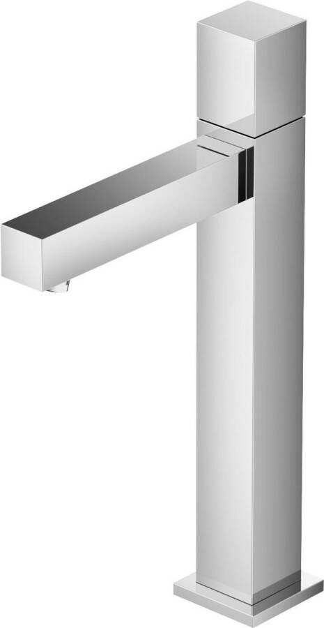 Hotbath Fonteinkraan Dude 1-knop Recht 23 cm Vierkant Chroom