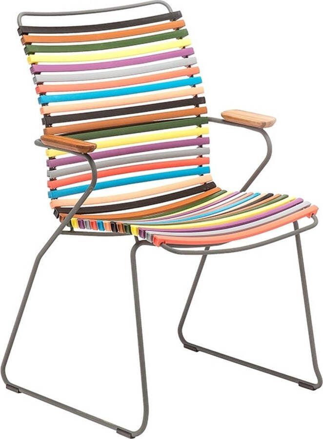 Houe Click Dining Armleunstoel met hoge rugleuning multicolor