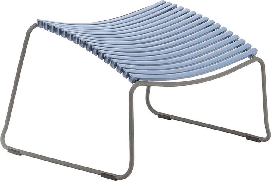 Houe Click Footrest Kruk schuin duivenblauw