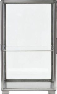 House Doctor Vitrinekast Glass zink 41cm