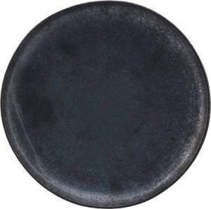 House Doctor Pion Lunch Plate O 21 5 Cm Black brown (206260204)