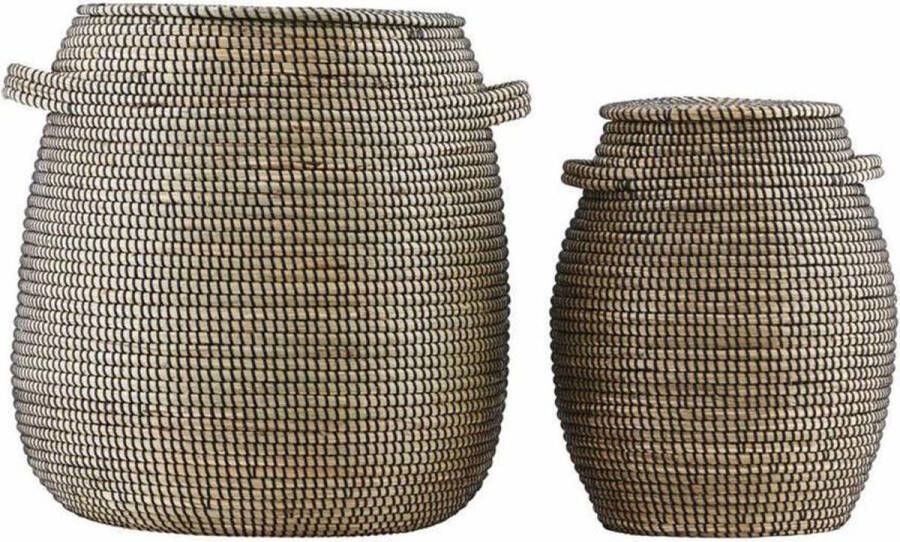 House Doctor Manden Effect natuurlijk 53cm -set van 2