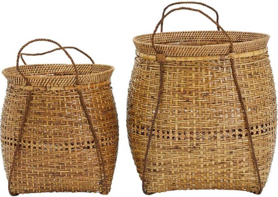 House Doctor Manden Kuta naturel set van 2