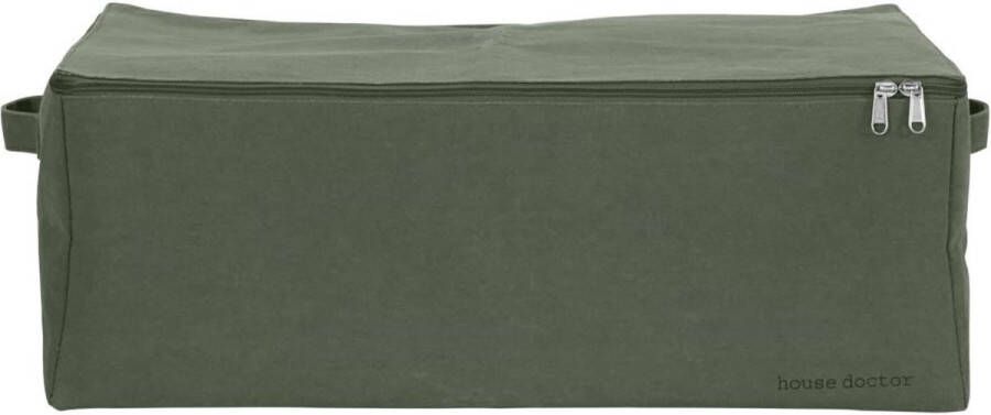 House Doctor Opbergmand Canva groen 54cm