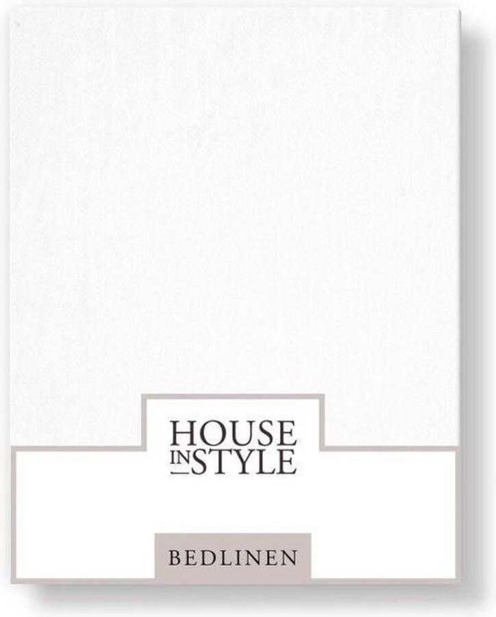House in Style Luxe hoeslaken Valencia Katoen satijn 180 x 210 cm donkergrijs