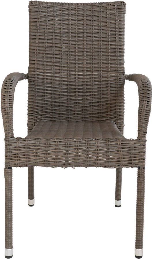 House Nordic Eetkamerstoel Naturel Rotan 63x65x95cm Zithoogte 45cm