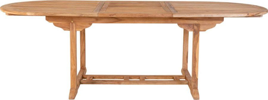 House Nordic Salamanca Uitschuifbare Eettafel 180 -240 cm Teak