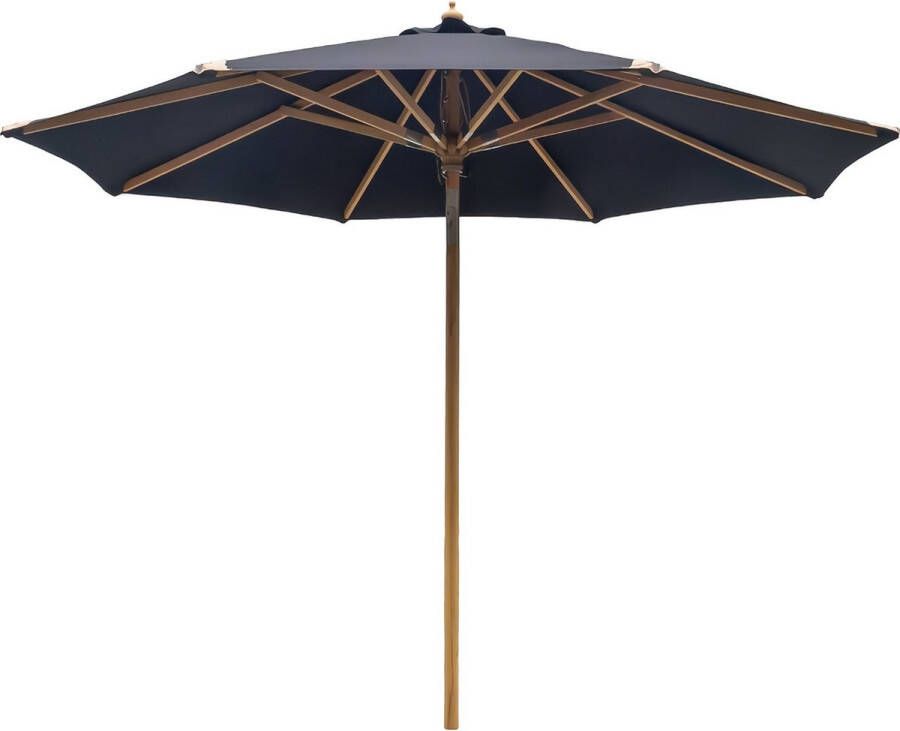 House Nordic Parasol Zwart Austin 300x300x265cm