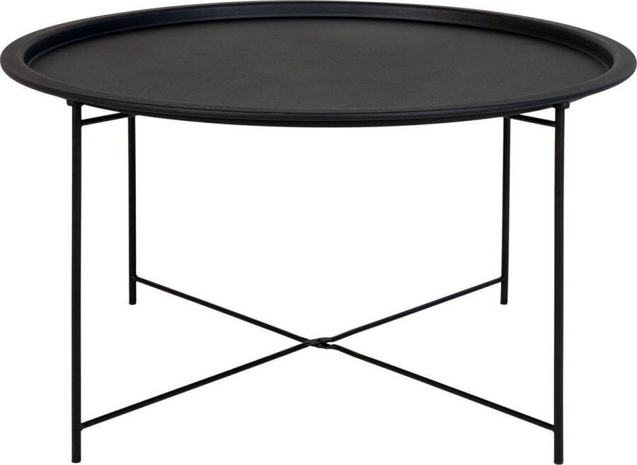 House Nordic Salontafel Bastia Zwart Ø75cm