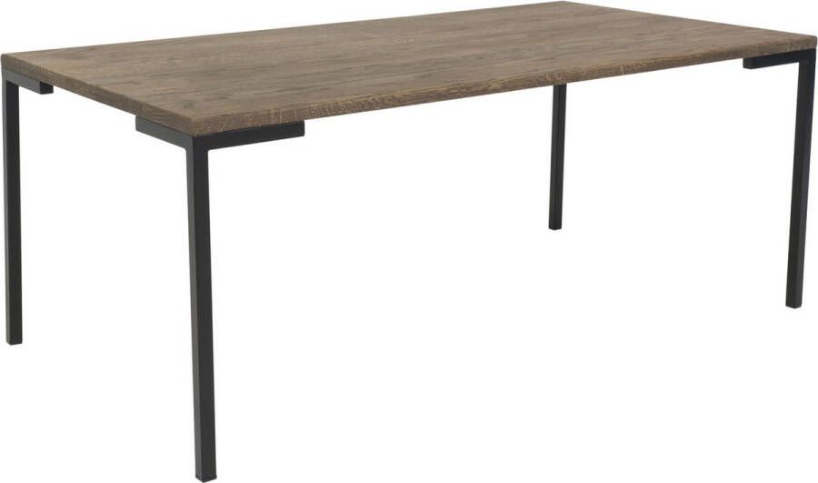 Norrut Lugano Koffietafel Koffetafel van eikhout met gerookt hout look 110X60CM