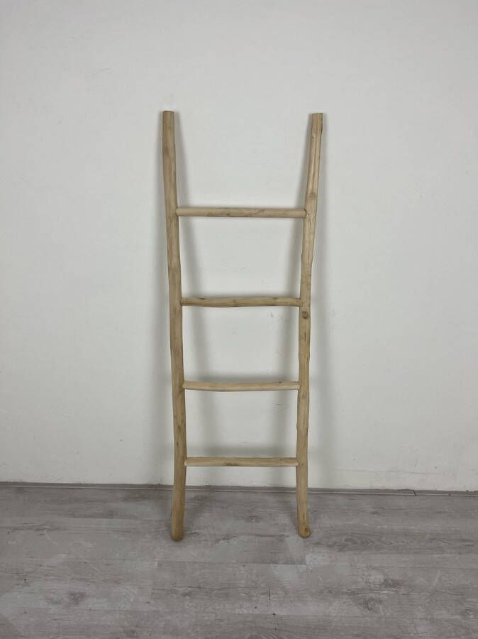 House of bali teak houten droogrek houten ladder 150cm