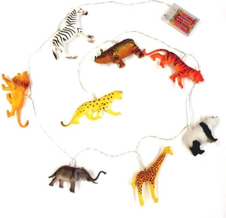 House of Disaster Baby & Kind String Lights With Safari Animals Safari